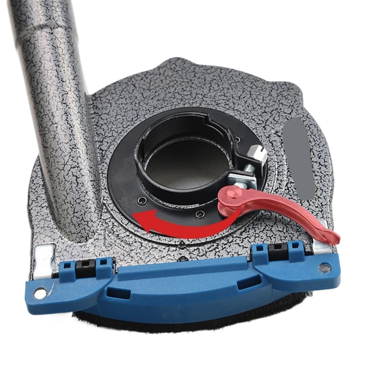 Ewsdsfs Pink 5Inch Aluminum Dust Shroud With A Diamond Grinding Cup Wheel Of Angle Grinder