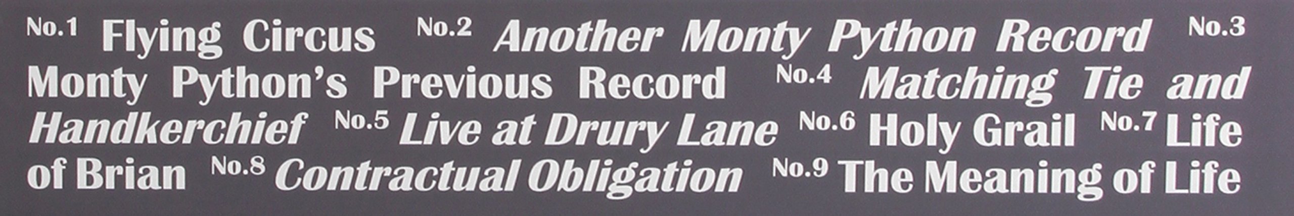 Monty Python's Total Rubbish Deluxe Set)