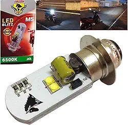 Lampada Led m5 Moto Biz 100/125 Pop Bros 09/12 Crypton Gsr Farol super branco 6500k efeito xenon