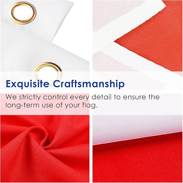 AhfuLife 1pcs England St Georges Flag for St. George's Day Decorations, 5ft x 3ft Large Flags Double Side with Brass Eyelets for Rugby Football World Cup Six Nations Garden Street Party Decor - 4