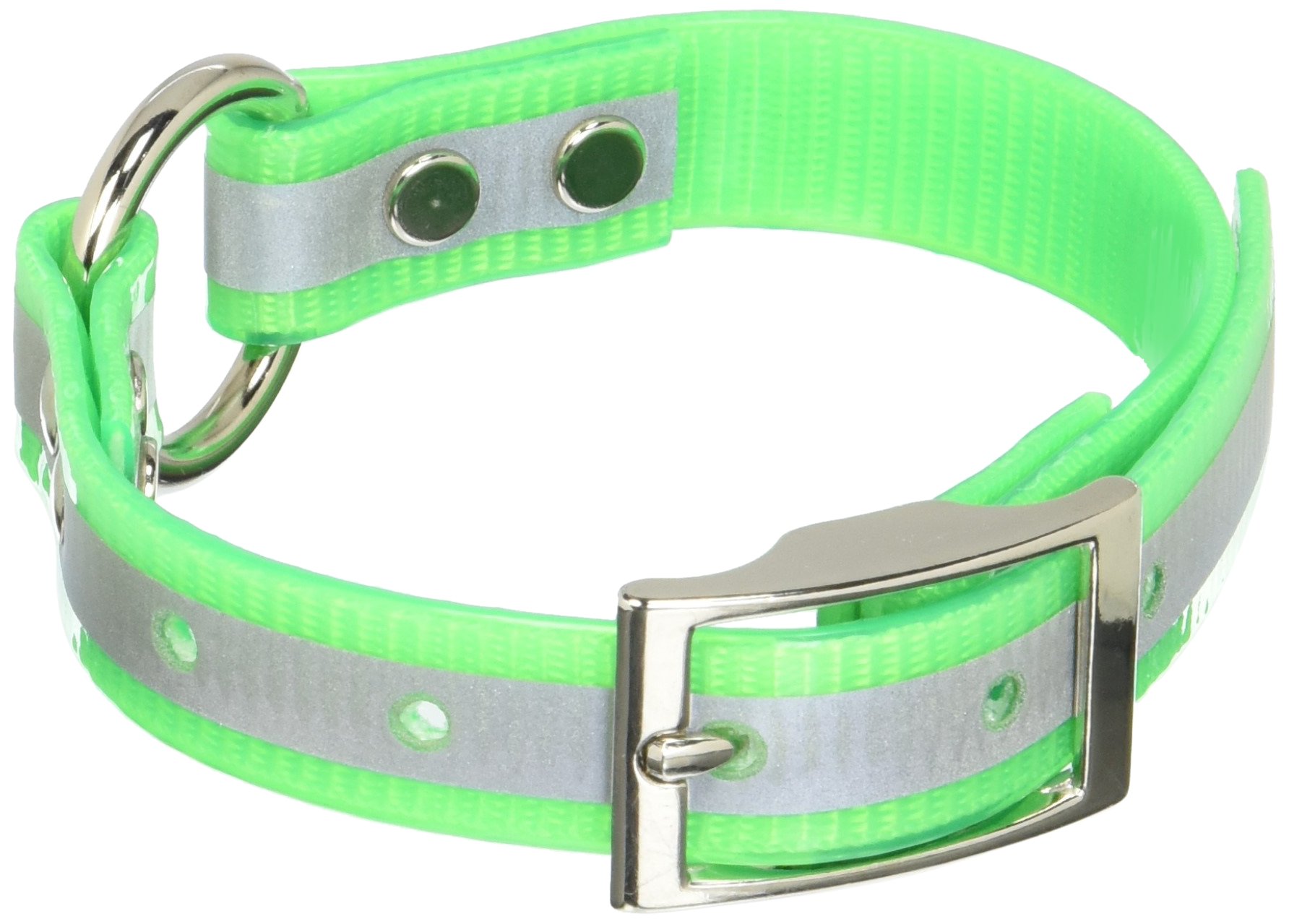 Collier Sunglo réfléchissant orange pour promenade nocturne et chasse en forêt avec votre chien