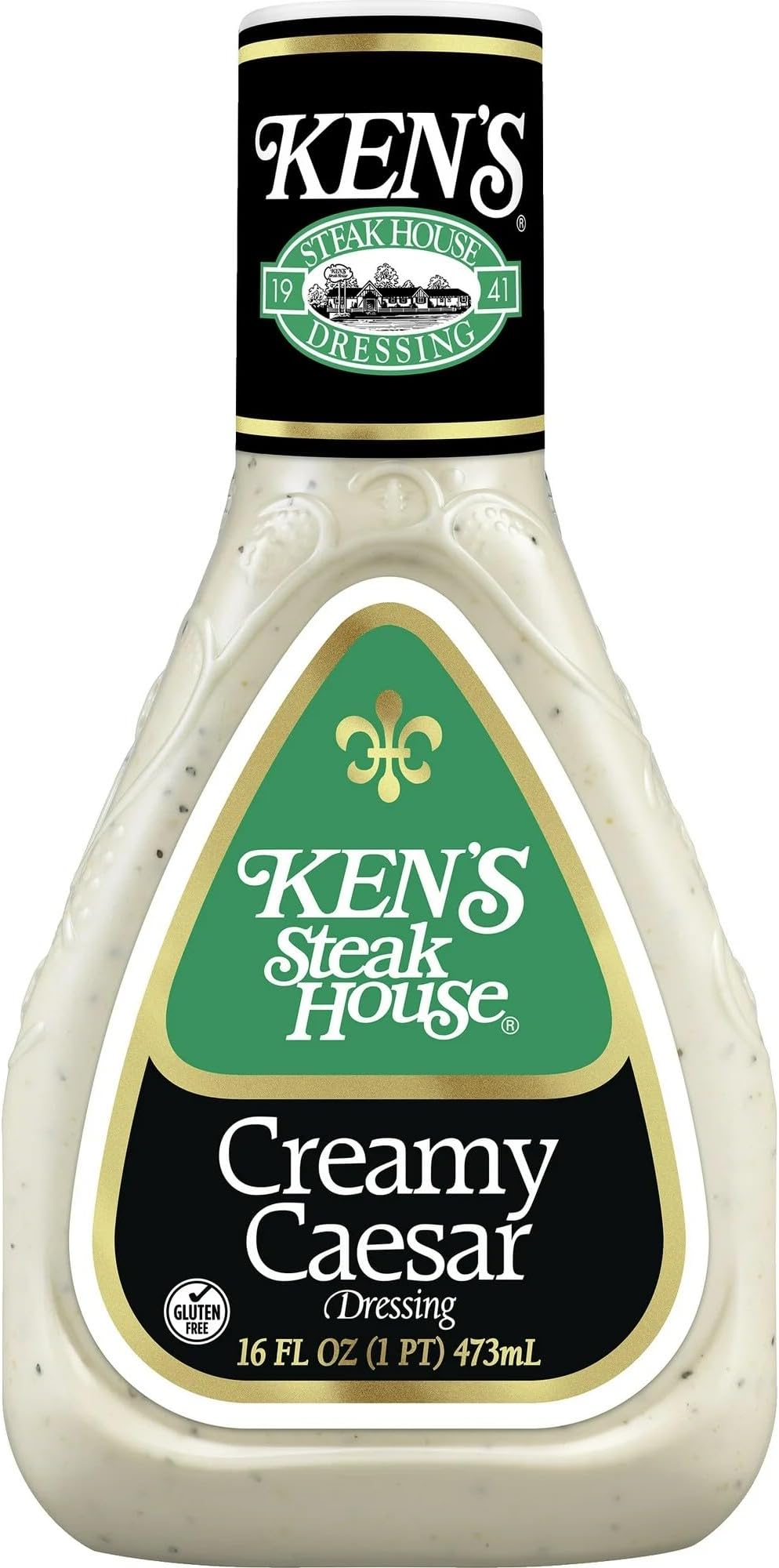 Ken's Steak House Creamy Caesar Dressing 16 fl oz (Pack of 2)