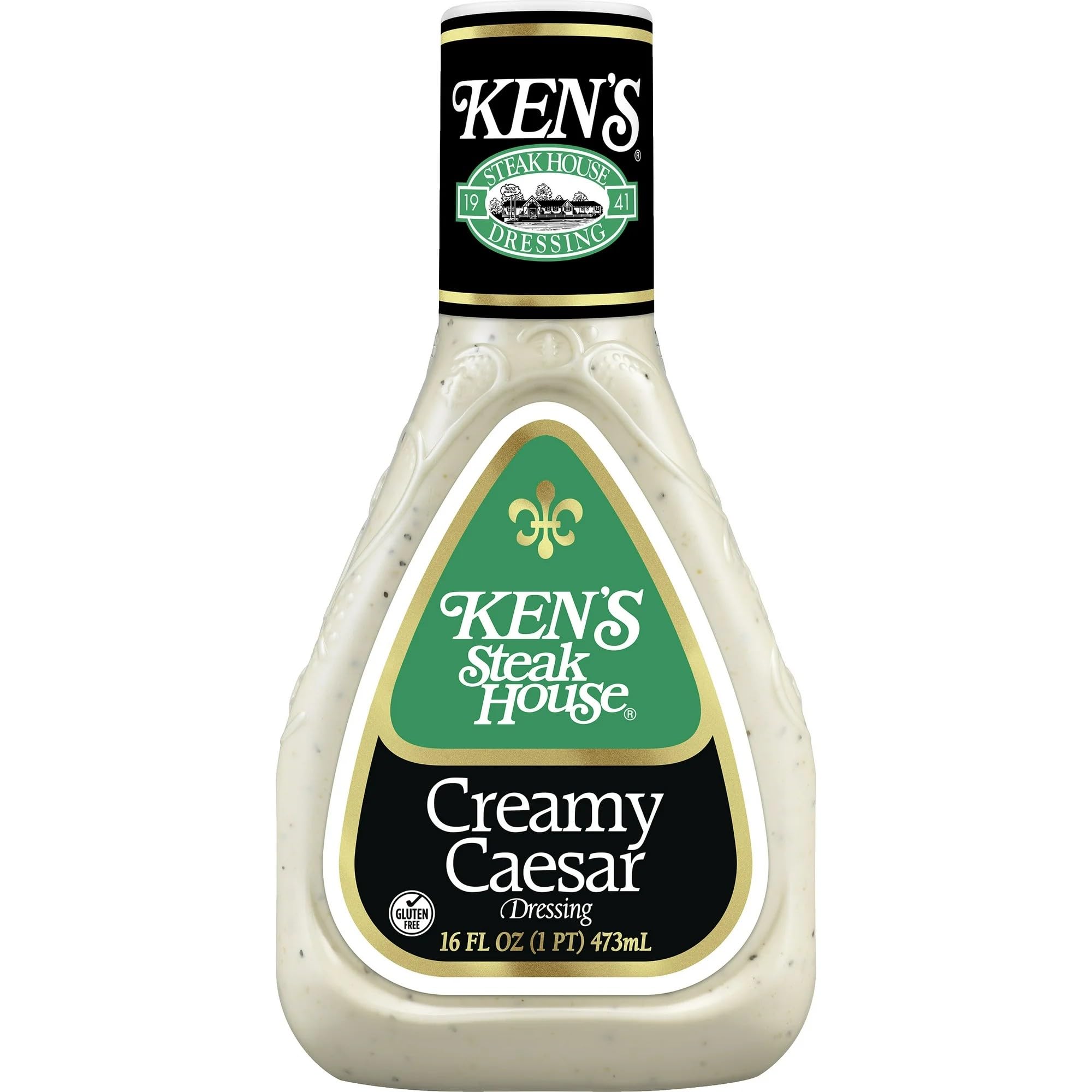 Ken's Steak House Creamy Caesar Dressing 16 fl oz (Pack of 2)