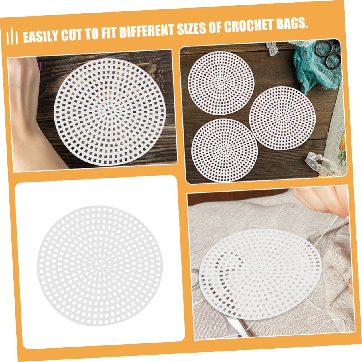EXCEART 12pcs Cross Mesh Sheets for Crafting and Quilting Pattern for Easy Weaving Versatile Sheets for All Skill Levels