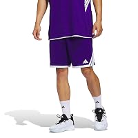adidas Uomo M Everyday PRO Bball Short Shorts, Team Colleg Purple/White