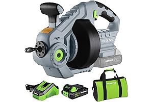 20V Electric Drain Auger: Unclog Your Drains Effortlessly