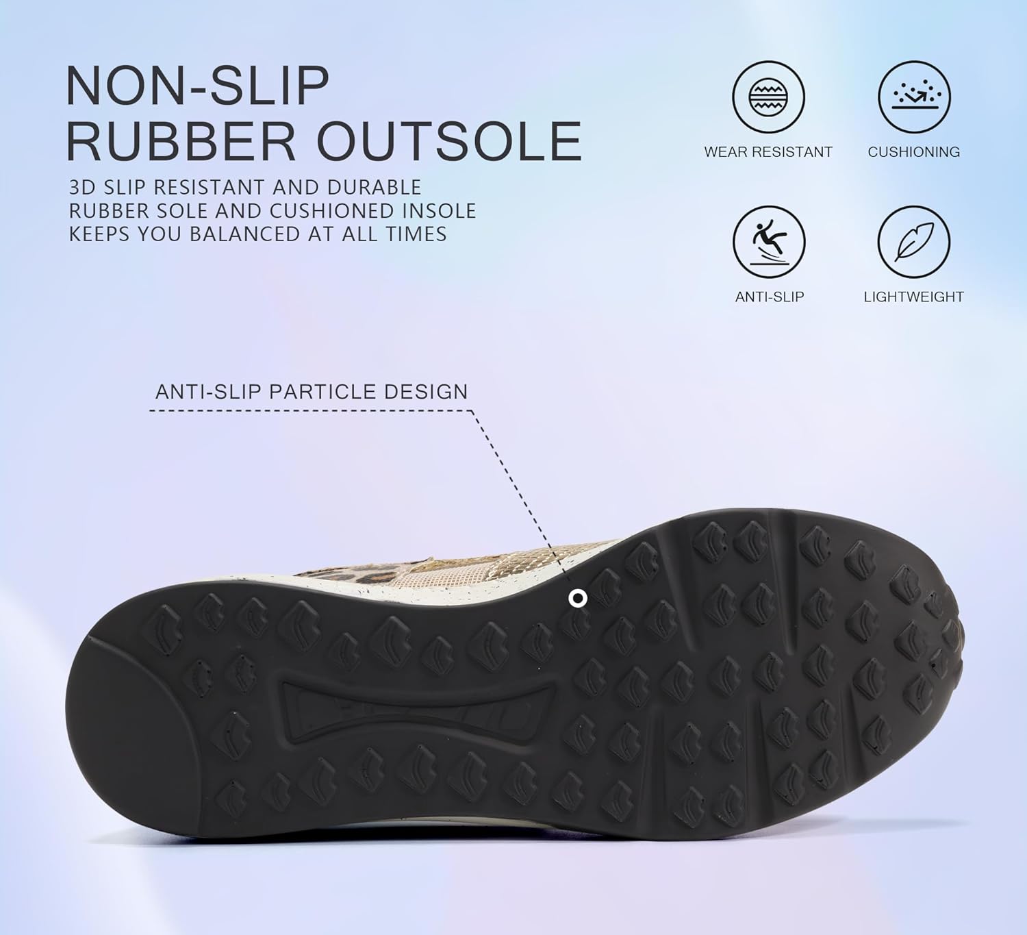 LUCKY STEP Women's High Heel Wedge Sneakers Fashion Cliff Platform Retro Lace Up Casual Shoes - Image 9