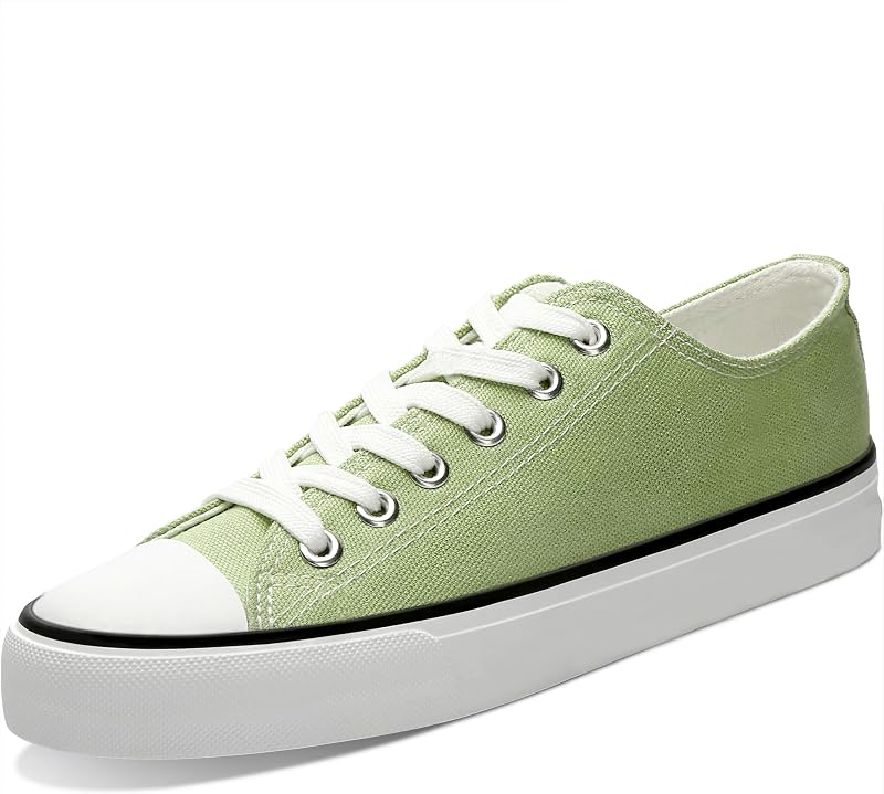 Zapatos de lona unisex Zapatillas de moda de caña baja Zapato para caminar sin cordones