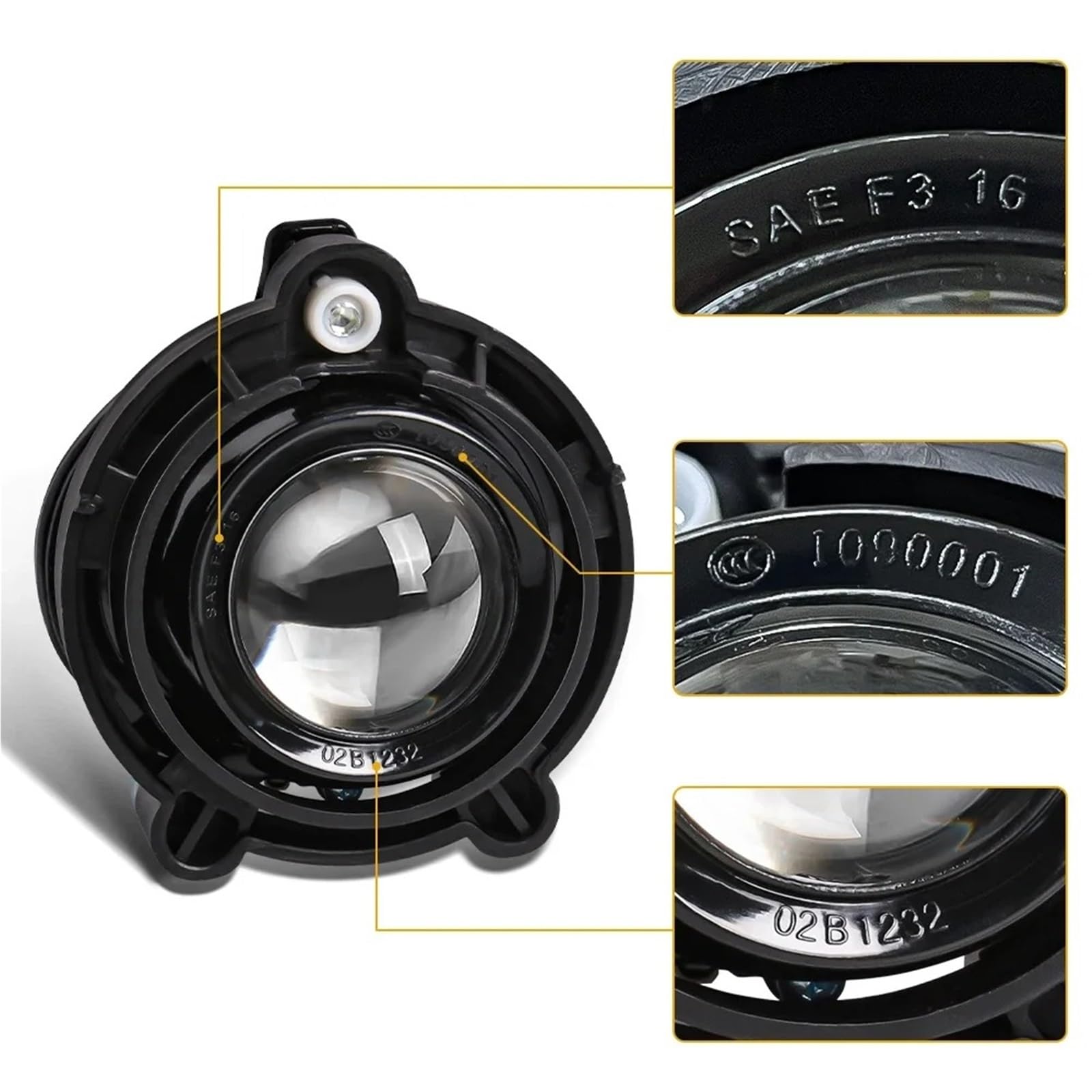 Auto Fendinebbia Anteriore Per Chevy Per Equinox Per HHR Per Impala 1 Paio Di Fari Fendinebbia Paraurti Anteriore Auto Lente Bianca Accessori Auto 12V