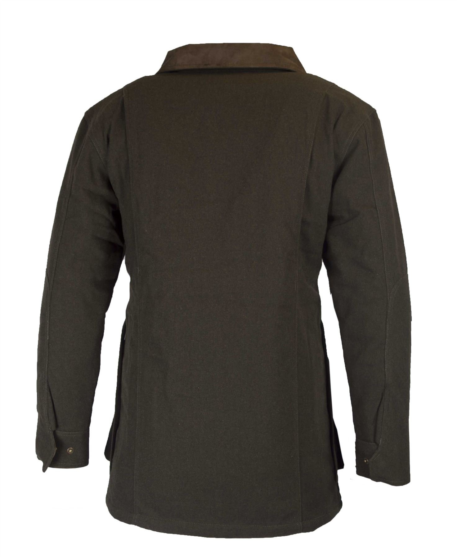 Walker & Hawkes – Giacca di lana da uomo in stile country e Derbystil per la caccia – verde oliva – taglia XS-2XL