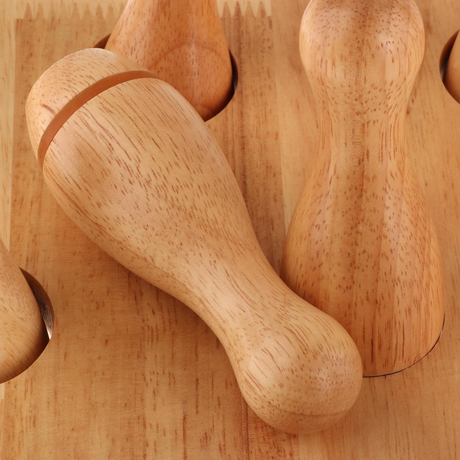 Vaveren 10x Shuffleboard Bowling Pins Set for Shuffleboard Table Shuffleboard Game Bowling Game for Party Family Men Women Boys Girls