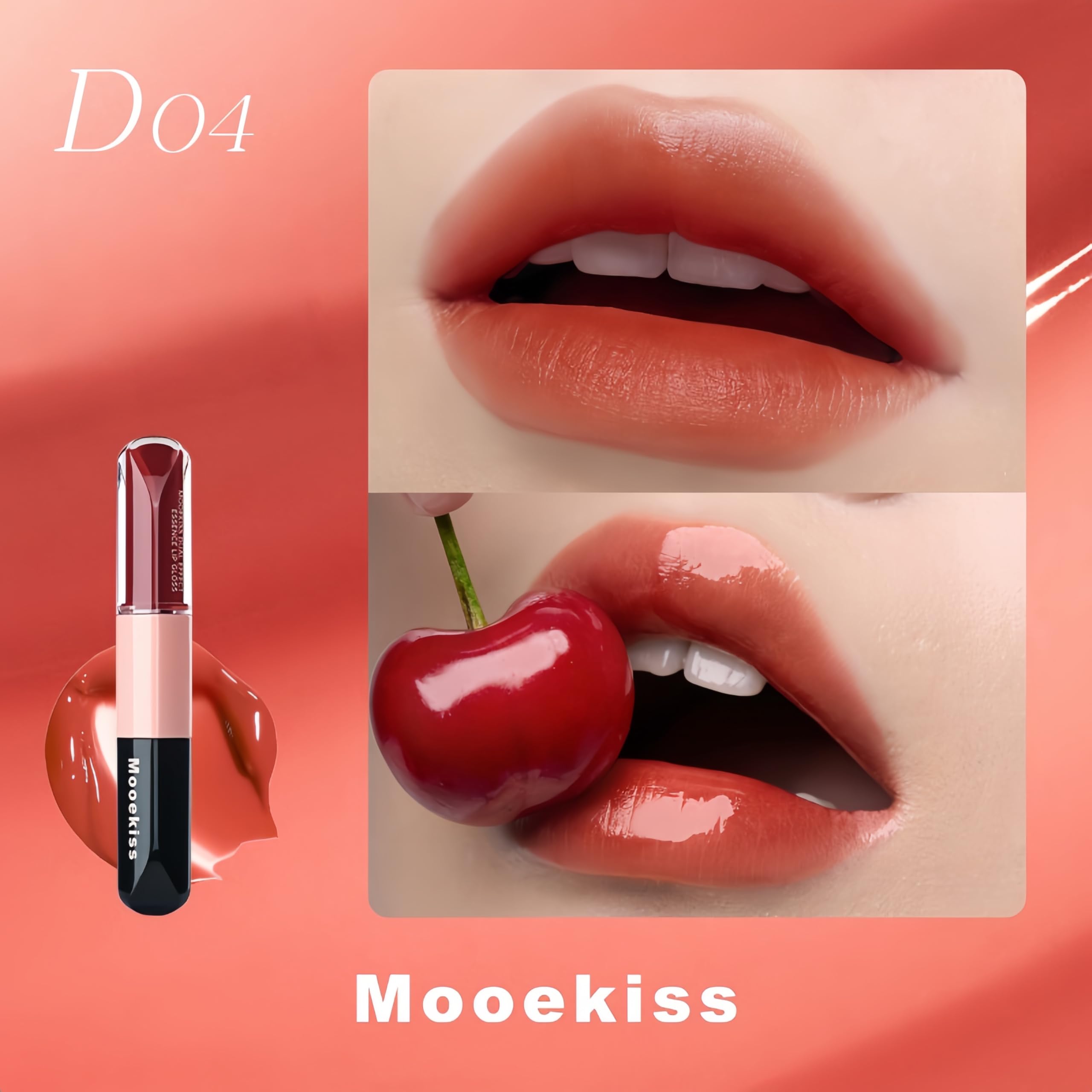 リップグロス odoriko_m Amazon | Mooekiss リップグロス 2in1 高発色 ダブルエンド うるおい