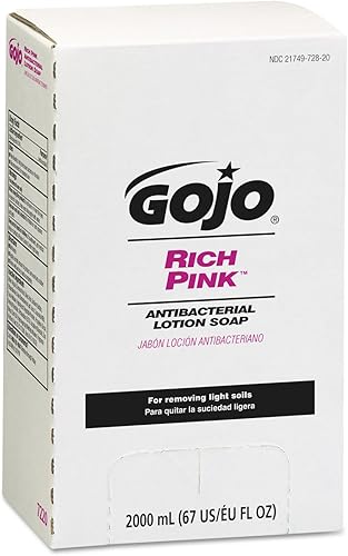 Vista 13 de Gojo Recambio de jabón de loción antibacteriana Rich Pink