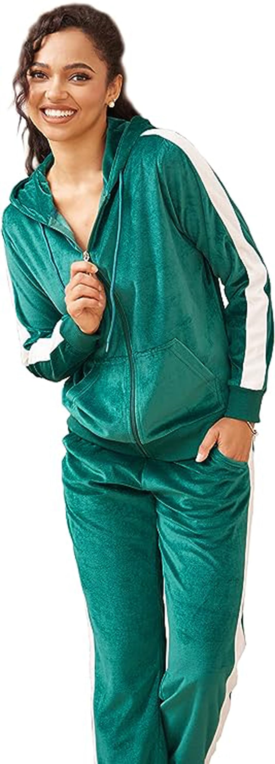 Facitisu - Conjunto deportivo de 2 piezas para mujer