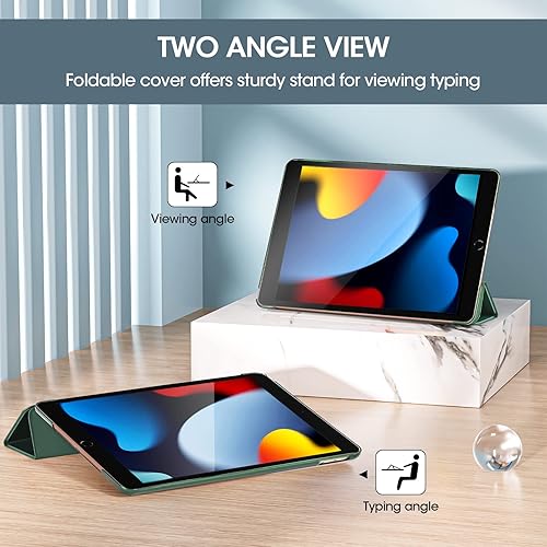 Miniatura 77 de ProCase Funda para iPad de 9ª/8ª/7ª generación de 10.2 pulgadas (versión 2021/2020/2019), funda 10.2 iPad de 9ª/8ª/7ª generación, funda inteligente