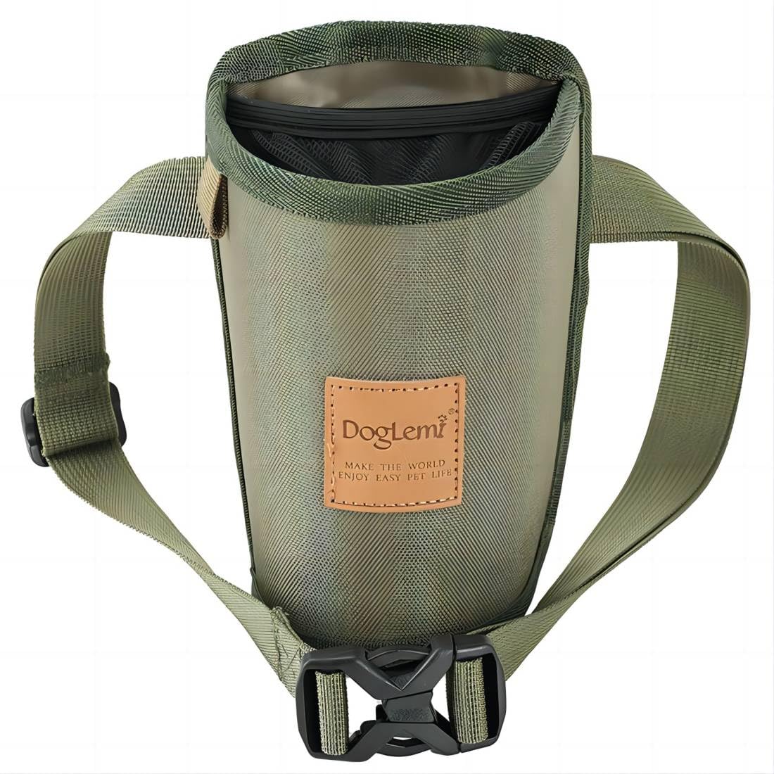 FUNAT Pet Treat Bag Pouch, Dog Outdoor Portable Training Waistpack, Dog Feeding Snack Pack