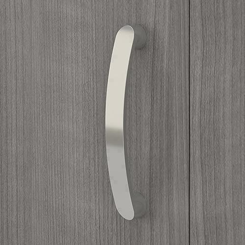 Miniatura 5 de Bush Business Furniture Universal Floor Storage Cabinet with Doors and Shelves in Platinum Gray Platino/Gris,Gris (Storm Gray),Blanco