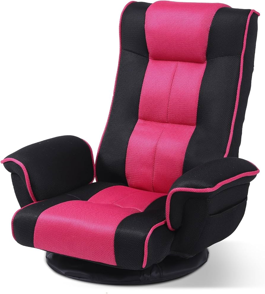 Amazon｜KAGMII 座椅子 回転 肘掛け付き リクライニング ハイバック