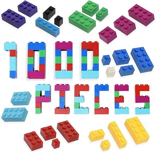 Exultimate - Juego de bloques de ladrillos de construcción para niños compatible con todas las principales marcas de ladrillos de construcción juego