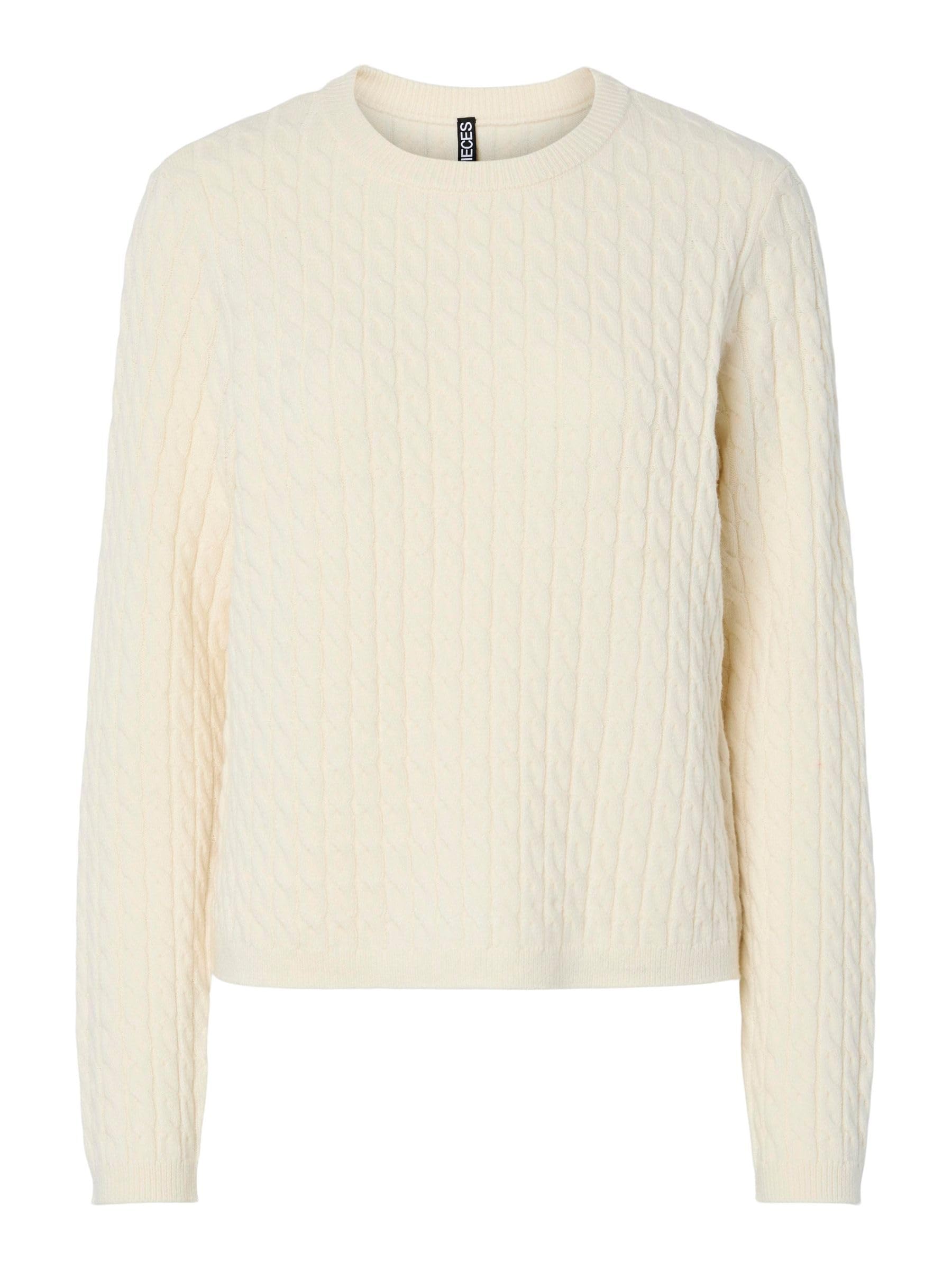 PIECES Female Pullover PCFIA Zopfstrick