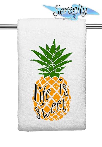 Miniatura 4 de Decorative Kitchen and Bath Hand Towels  Rustic Tea Rag  Spring Summer Fall Winter Decor  White Towel Home Holiday Decorations  XMAS Wedding Gift