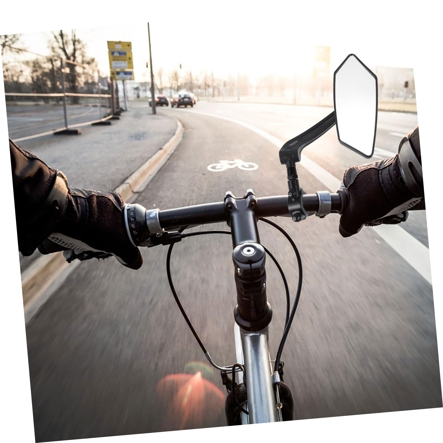BESTonZON 2 Pièces Rétroviseur de Vélo Arrière pour Cyclisme Accessoire pour Plein Air
