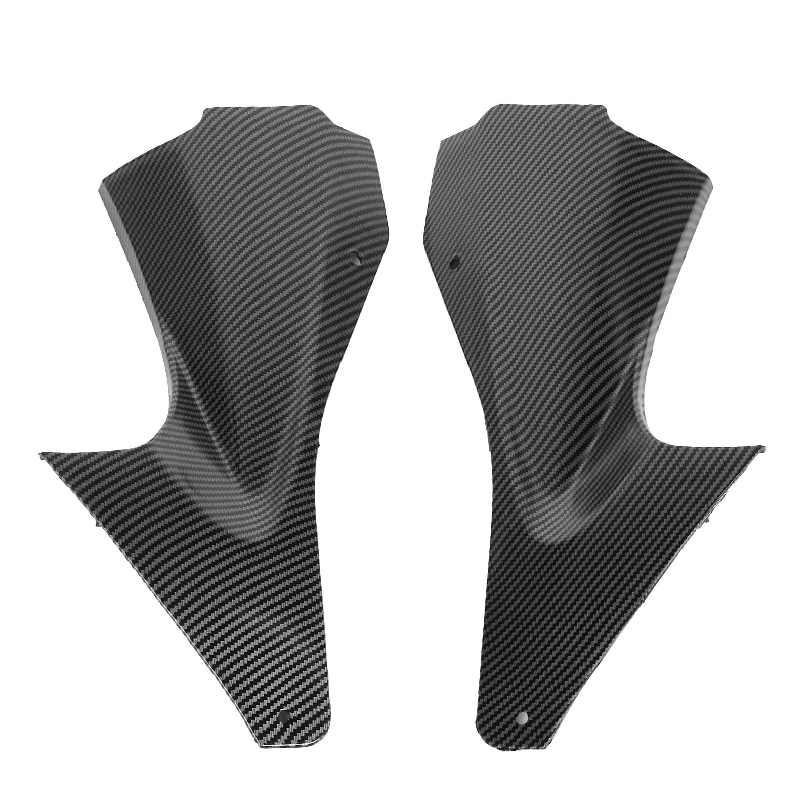 Inserto Per Carenatura Moto 2 Pezzi in Fibra di Carbonio Per Moto, Lato Moto, Copertura del Condotto Dell'aria, Inserto Per Carenatura, Adatto Per YZF R6 2006-2007