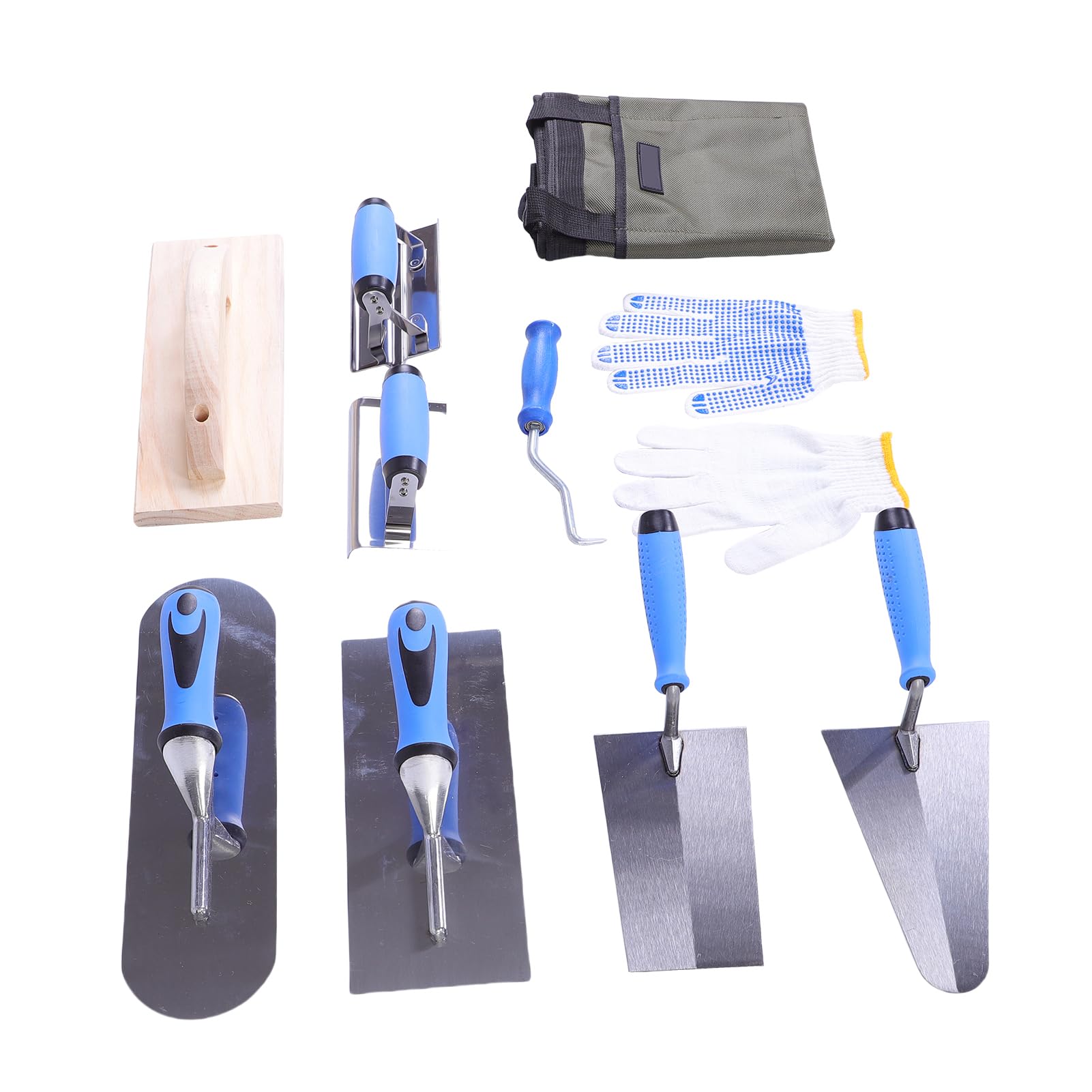 Generic Kit de Herramientas de Construcción Juego de Herramientas de Albañilería de 10 Piezas Kit de Albañilería Fácil de Operar para Principiantes