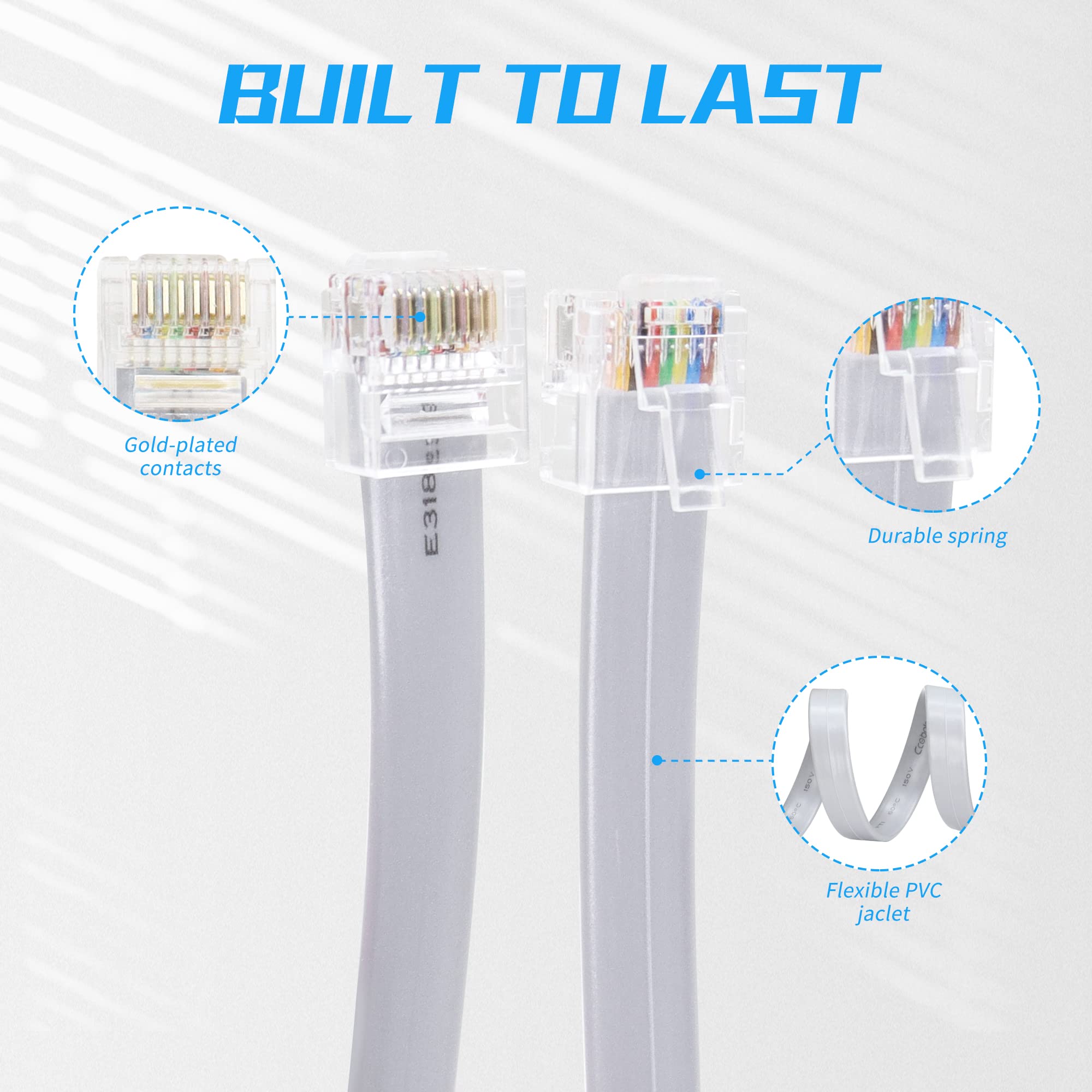 CAVO LAN RJ45 ETHERNET CAVETTO DA RETE PROLUNGA 10 METRI INTERNET PER PC | Leroy Merlin - Foto 8
