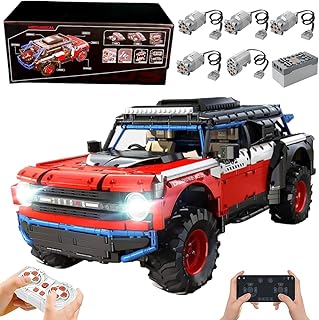 Technik Auto für Forde-Broncro DR, 1:8 Auto Modellbausatz, 2920 Teile Klemmbausteine Technik Offroad Truck Groß MOC Set, K...