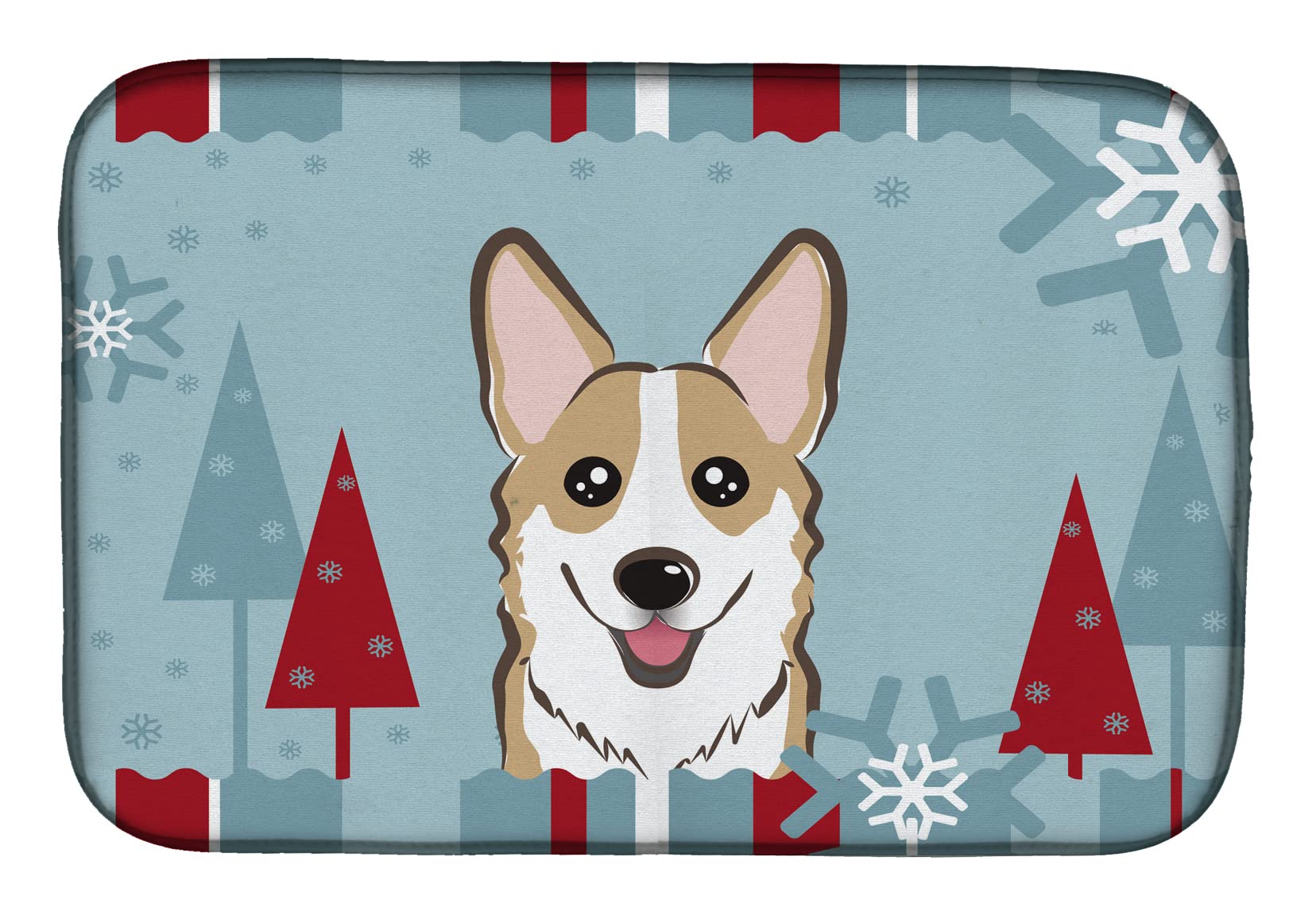 Tapis d'égouttage pour vaisselle Corgi Sable 35x53cm - Caroline's Treasures BB1749DDM