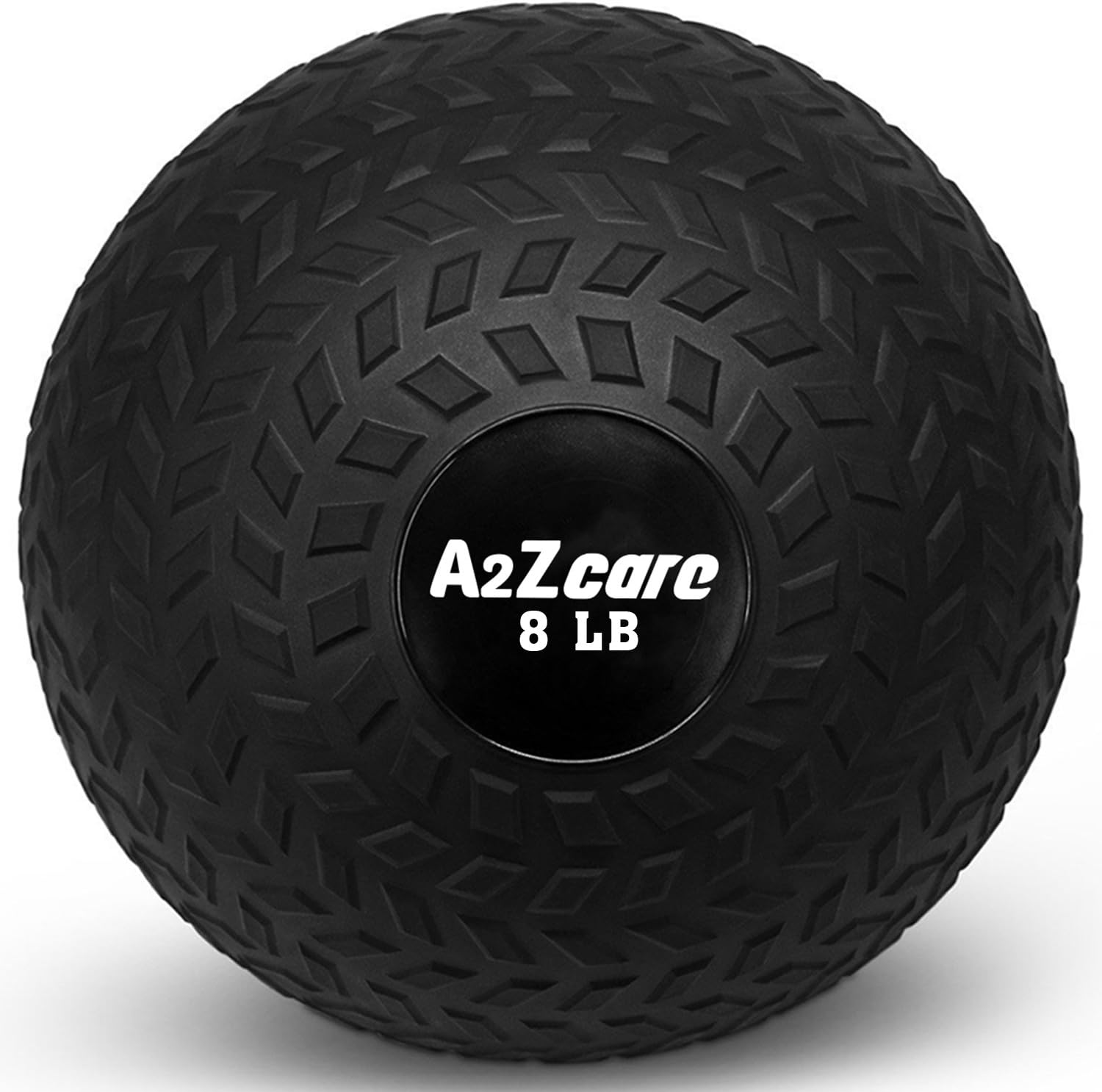 A2ZCARE Slam Ball 30lbs, 25lbs, 20lbs, 15lbs, 10lbs, 8lbs - Medicine Ball or Weight Ball - Black