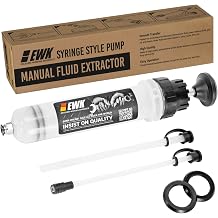 EWK 350cc Automotive Fluid Syringe Extractor with Hose for Car Fluid Extraction