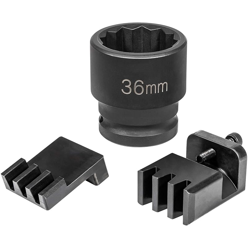 Yoursme 22100 Ferramenta para Travar Volante do Motor em 6.6L Duramax com Soquete de 36 mm e Encaixe de 19,05 mm