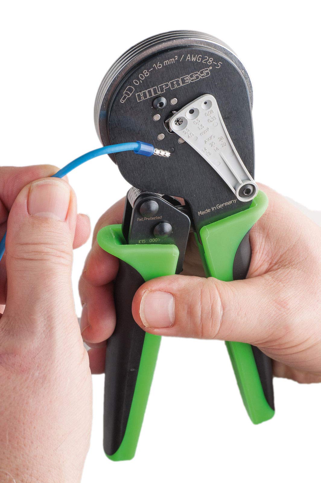 Profi Crimpzange Aderenhülsen 0,08-16,0mm² Quetsch- & Presszange 4-Kant JSWZG11757
