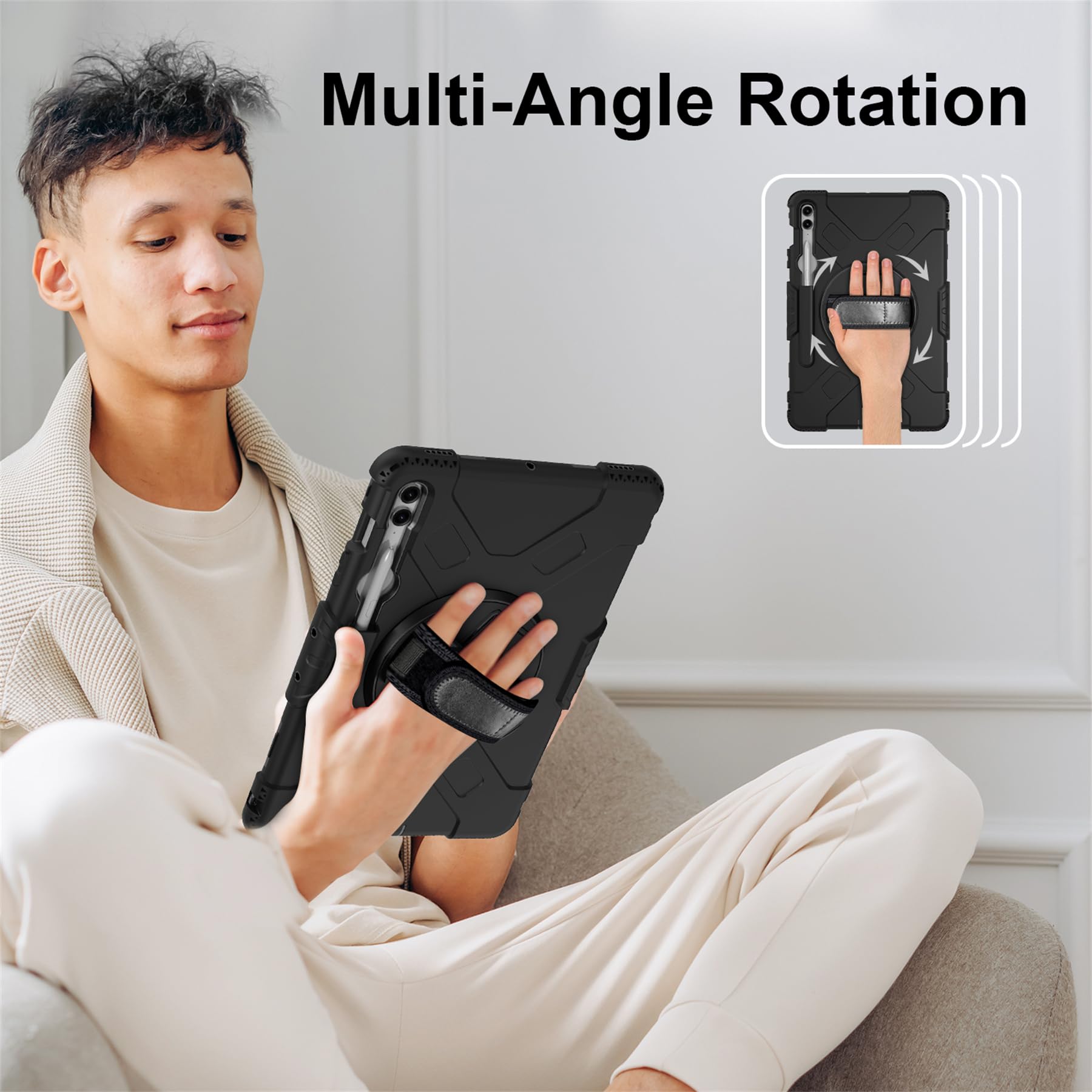 Amazon.co.jp: Aokil Galaxy Tab S9 FE+ 5G SCT22 12.4インチ ケース