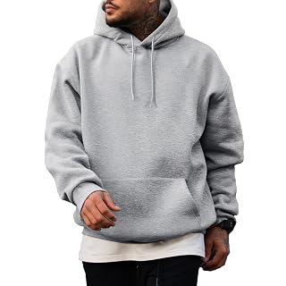 JMIERR Moletom Masculino Casual de Algodão
