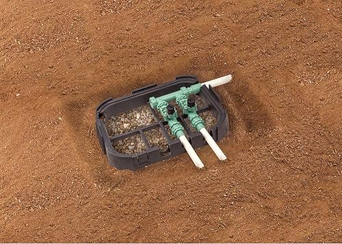 Vista 4 de Colector premontado con cable sencillo, de la marca Orbit, 2 válvulas, 1, Verde