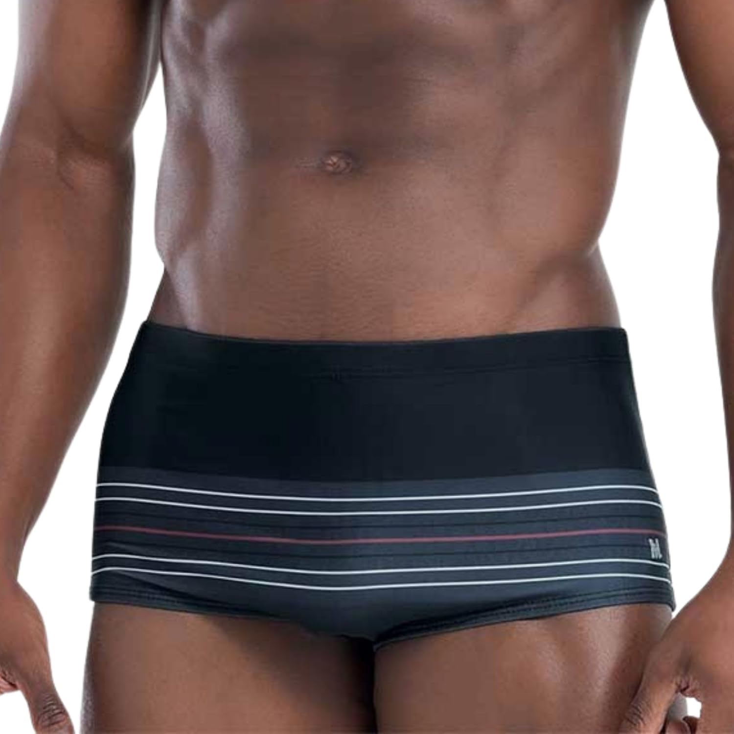 Sungão De Praia Mash Dryfast Listrada Cordão Ajustável Mash