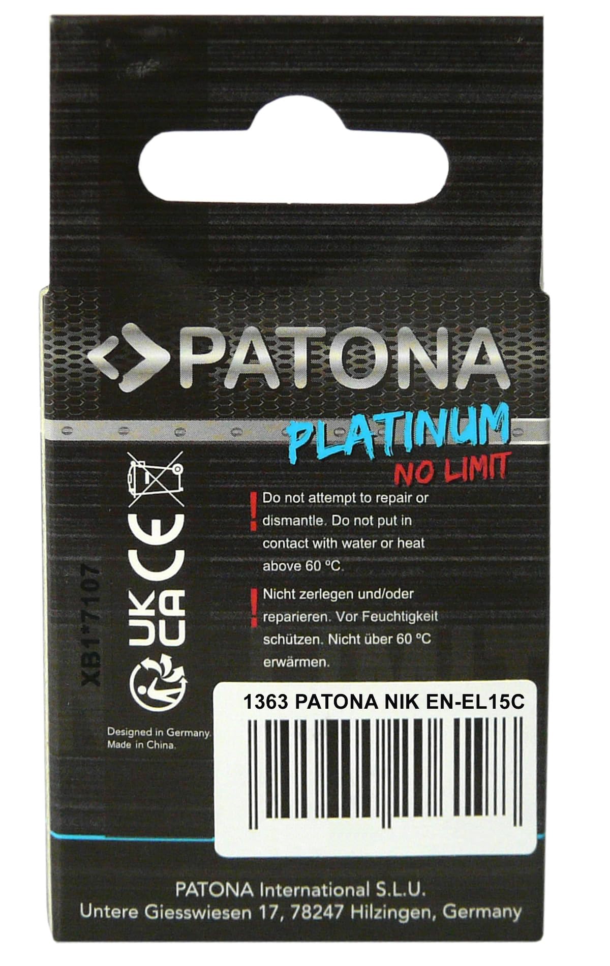 PATONA USB-C Protect Akumulator do Nikon EN-EL15c EN EL15b EL15 2600mAh