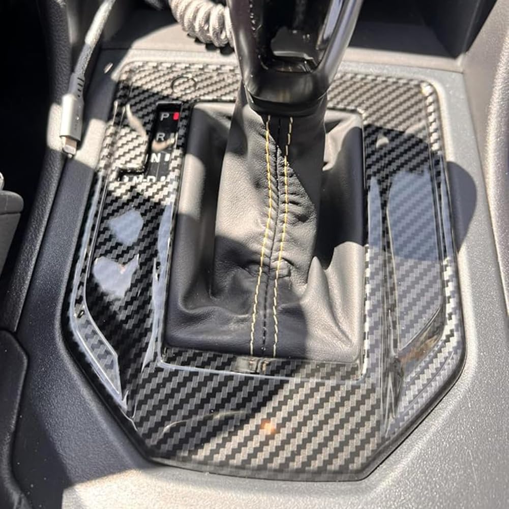 Photo 1 of Kolya Compatible with 2018-2022 Subaru Crosstrek Accessories Center Console Gear Shift Panel Cover Trim for 2017-2022 Subaru Impreza Accessories (V1, Carbon Color)