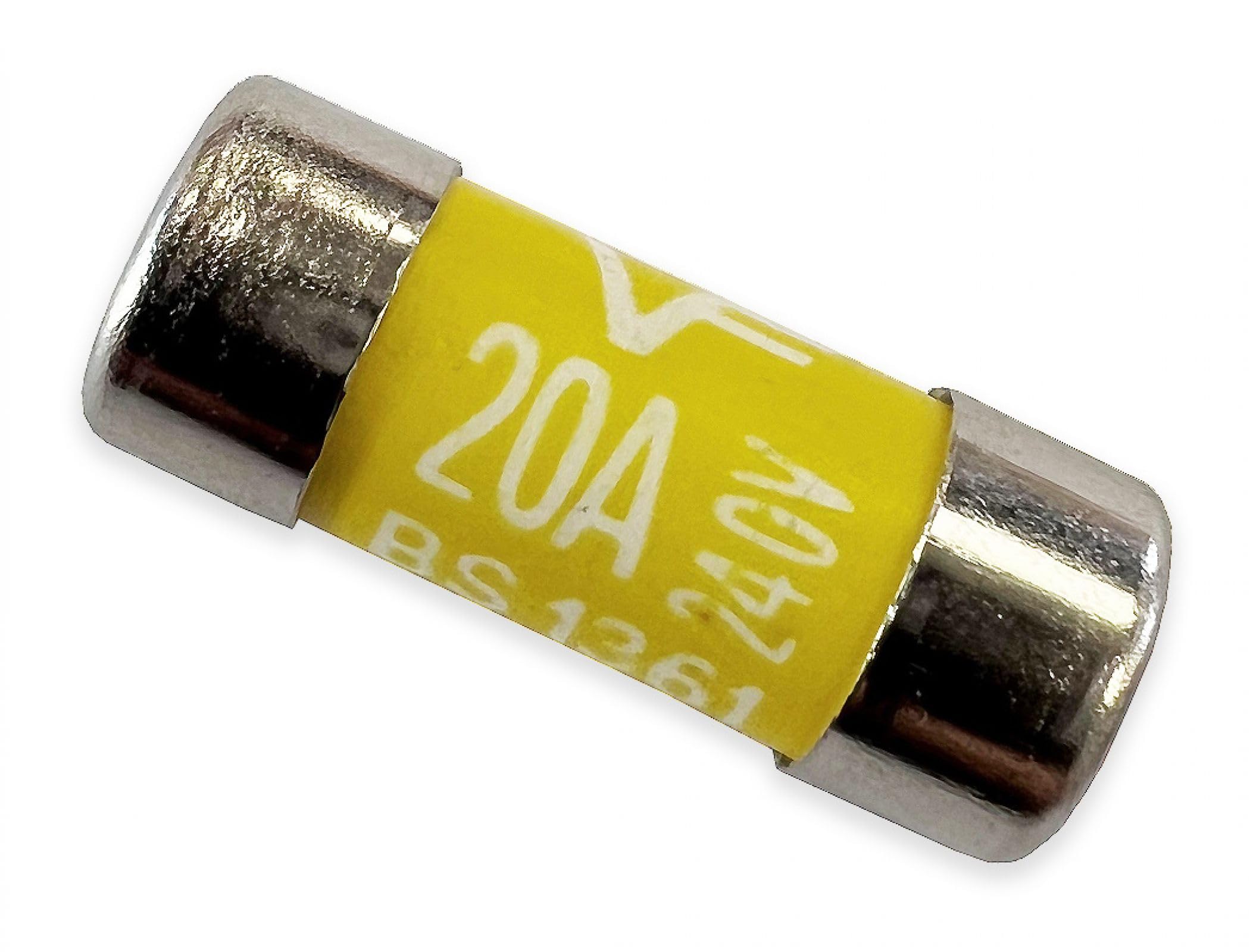 Lyvia Electrical CF20 20A Consumer Unit Cartridge Fuse, BS1361