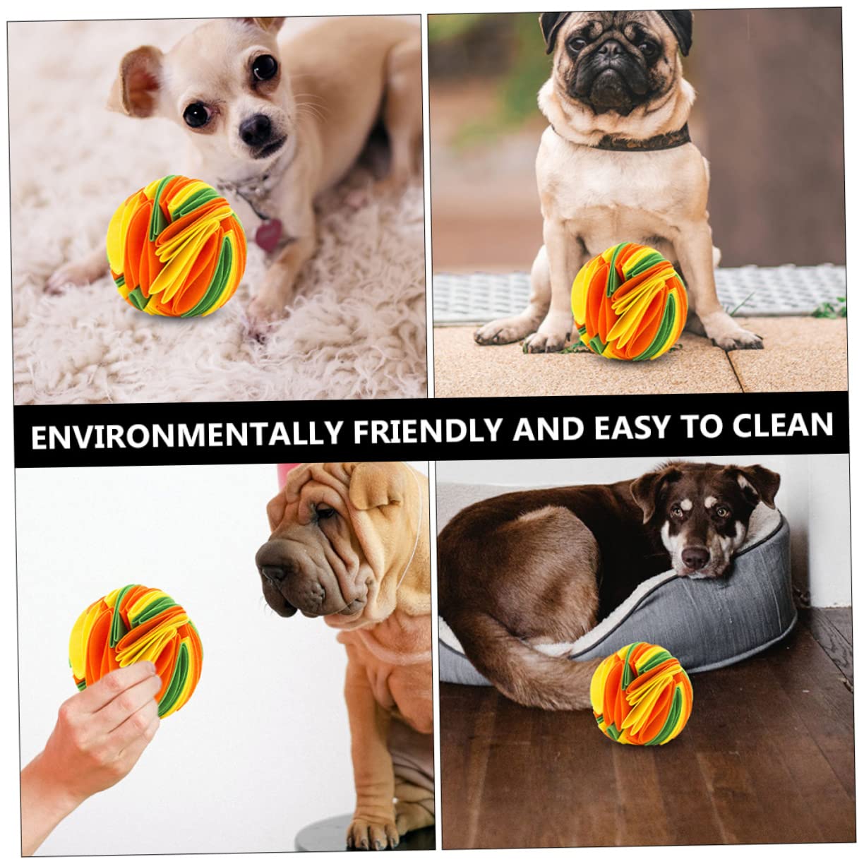 Angoily 3stücke Pet Dog Sniff Toy Bunter Kauspielzeug Für Hunde Interaktives Futterspielzeug Zahnpflege Und Stressabbau Für Kleine Mittlere Und Große Hunde