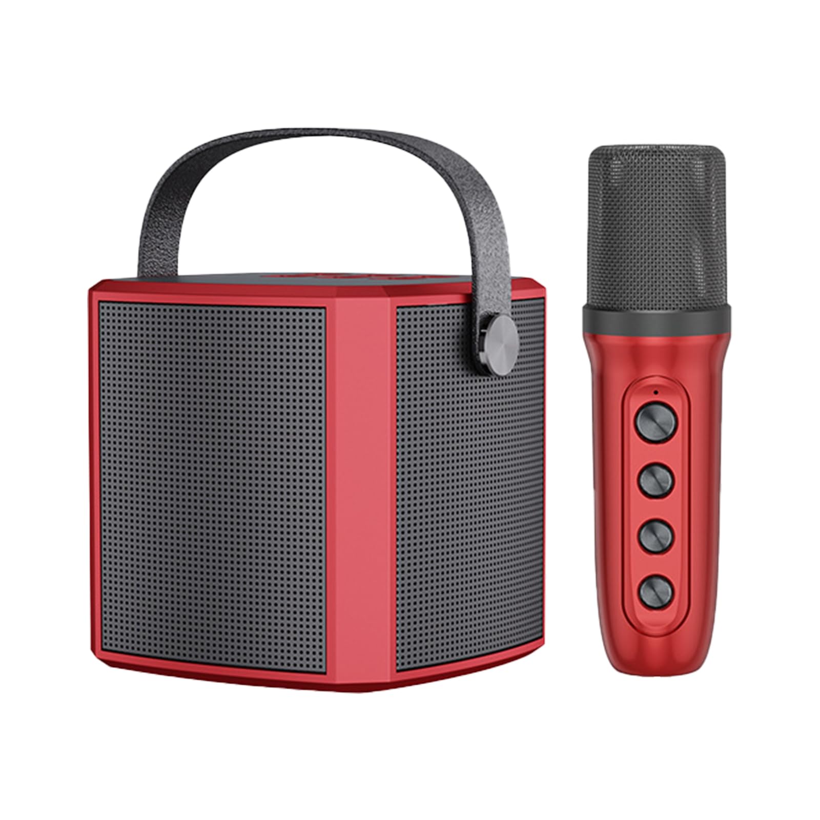 ACHAS Mini Karaoke Machine for Adults and Kids, Portable Bluetooth Karaoke Speaker with Wireless Microphones PA Speaker System for indoor Outdoor Party, Family Party Singing