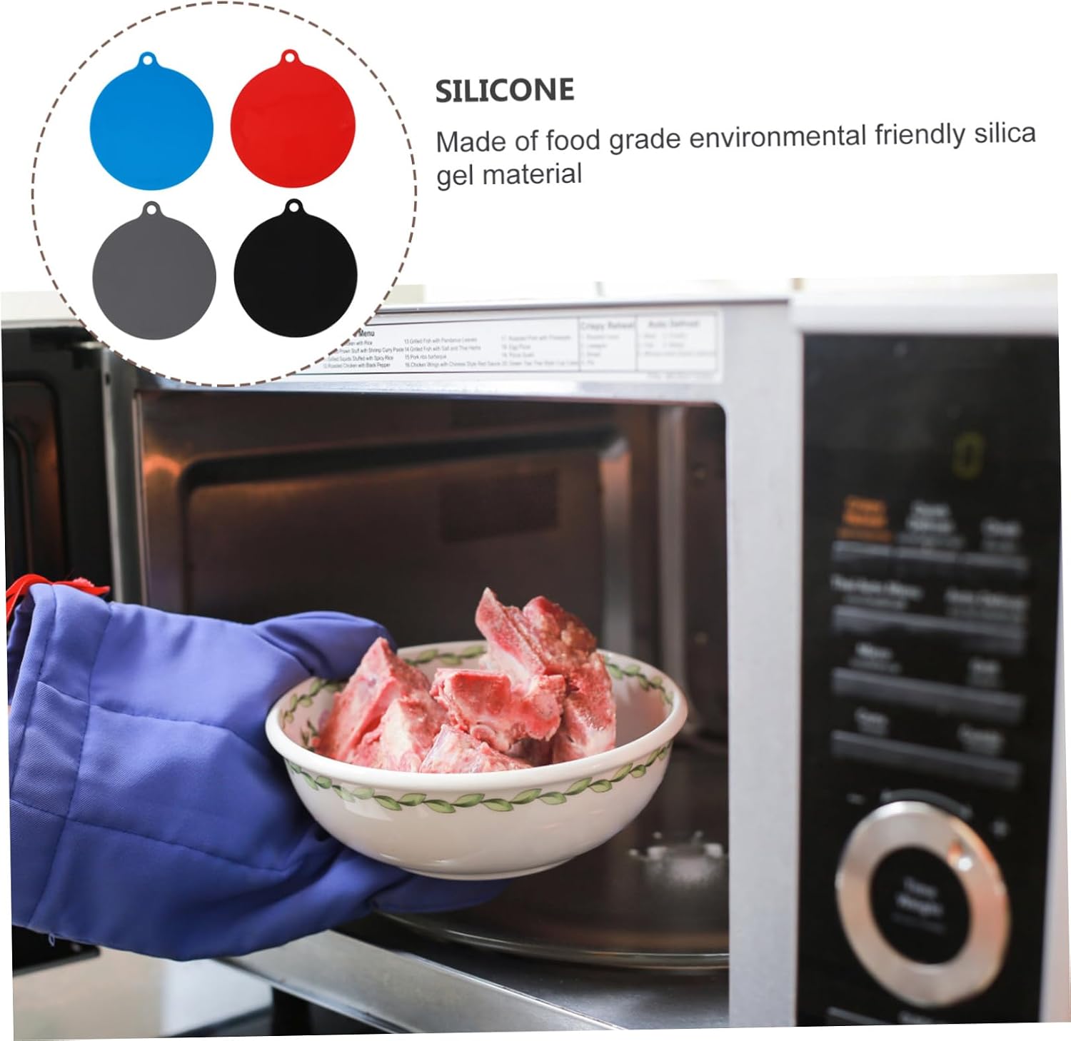 Ciieeo 4pcs Silicone Stovetop Mat Heat Insulation Pad for Kitchen Hot Pads for Dining Table Heat Press Mat