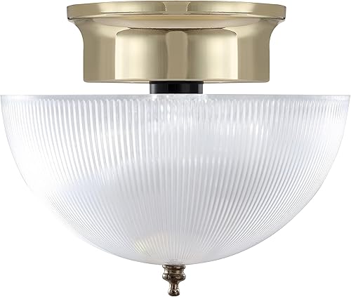 Miniatura 6 de Aspen Creative 28007-75-2 Pantalla de cúpula con clip en acabado transparente, 8 pulgadas de diámetro x 4 pulgadas de alto, paquete de 2