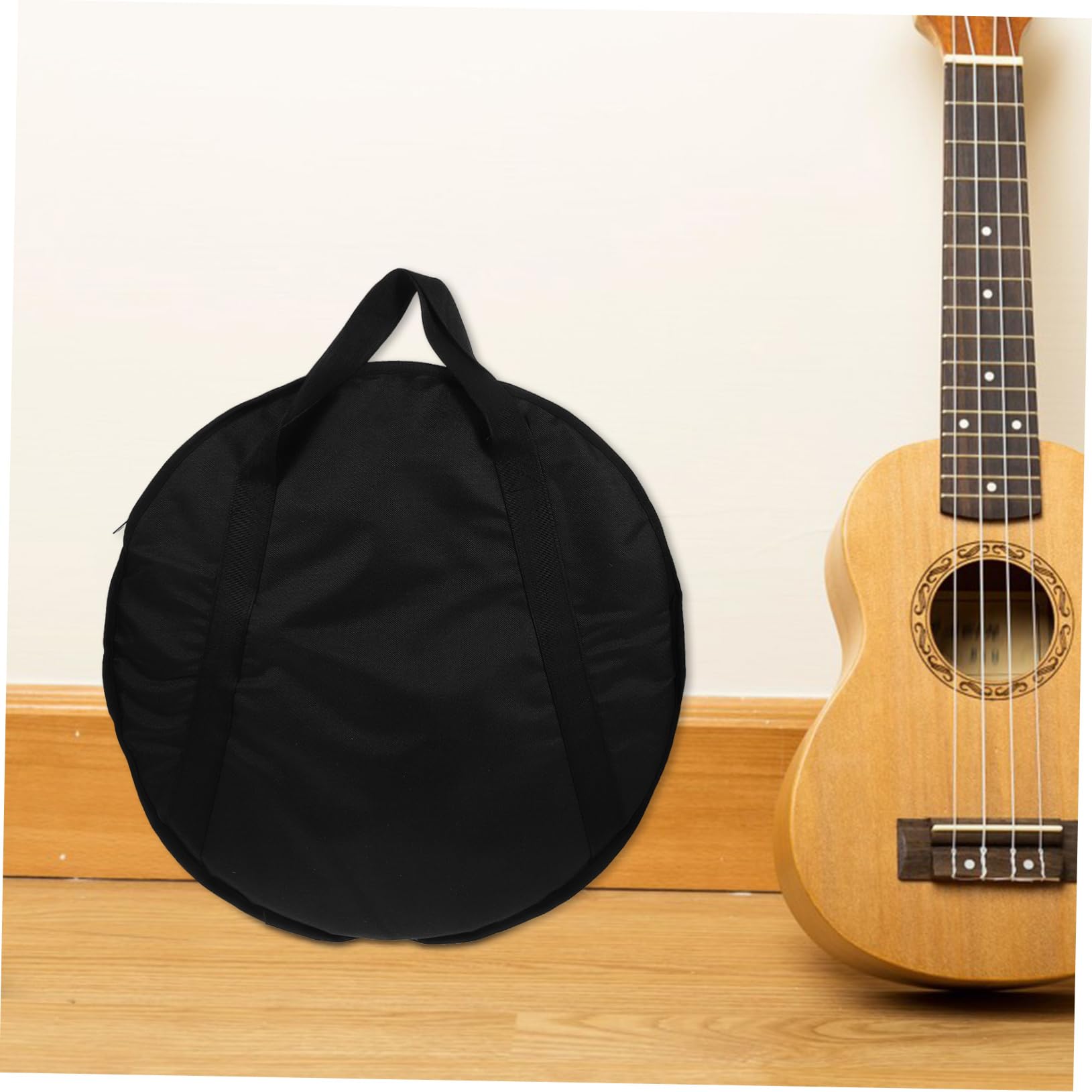 Bolsa de Almacenamiento de Instrumentos Redonda para Platillos, Negra