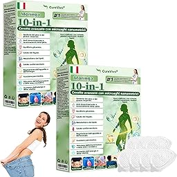 CureVivo Moringa NAD+ 10-in-1 Cerotto Avanzato ai Nano Microaghi, Naturali Moringa Cerotti, CureVivo Cerotti, per Addome, Gambe e Braccia (2 Scatole)