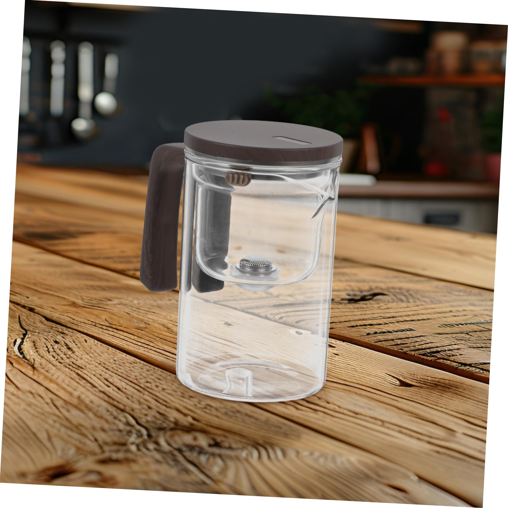 ULTECHNOVO Glas-teekanne Mit Blumenmuster Und Herausnehmbarem Sieb Für Losen Tee Herdkanne Aus Glas Tee-Ei-Topf Für Klaren Tee