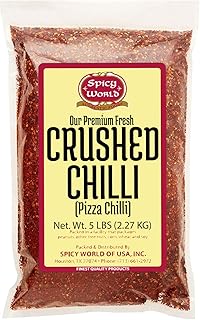 Crushed Red Pepper Flakes 5 Pound Bulk Value Pack - Chili Flakes - by Spicy World